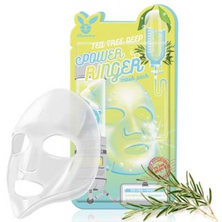 Тканевая маска для лица Elizavecca tea tree deep power Ringer mask pack Чайное Дерево, 23 мл.